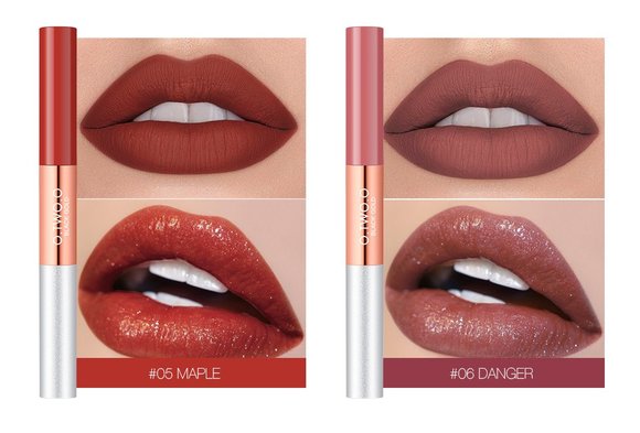 Блеск для губ 2 в 1 матовый O.TWO.O Lip Color 3.5 ml (арт. 6034)