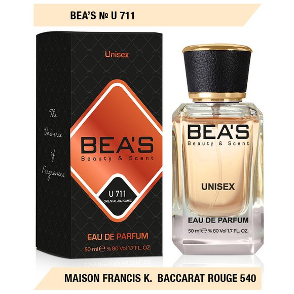 Парфюм Beas Maison Francis Kurkdijan Baccarat Rouge 540 50 ml unisex арт. U 711 Парфюм Beas Maison Francis Kurkdijan Baccarat Rouge 540 50 ml unisex арт. U 711