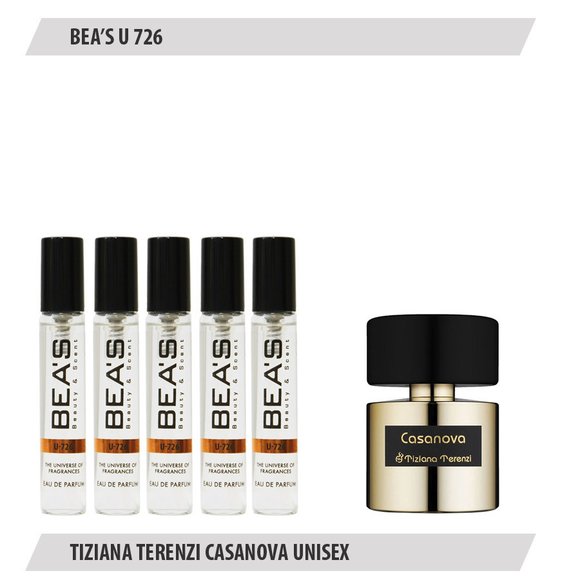 Парфюмерный набор Beas Tiziana Terenzi Casanova Unisex 5*5 ml U 726 Парфюмерный набор Beas Tiziana Terenzi Casanova Unisex 5*5 ml U 726