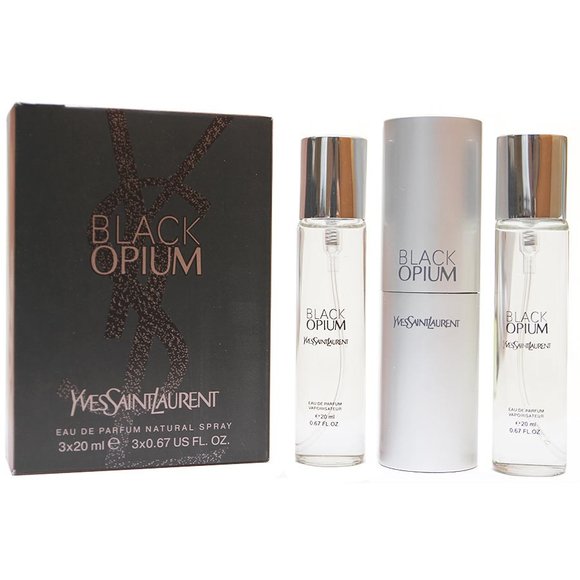 Туалетная вода 3*20 ml Yves saint Lauren Black Opium
