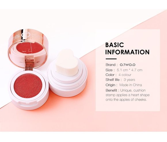 Румяна O.TWO.O Eternal Heart Cushion Blusher  6 ml (арт. 9997)