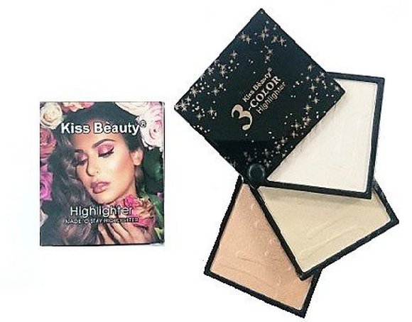 Хайлайтер Kiss Beauty 3 цвета (15g)