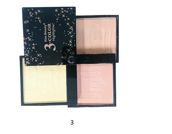 Хайлайтер Kiss Beauty 3 цвета (15g)