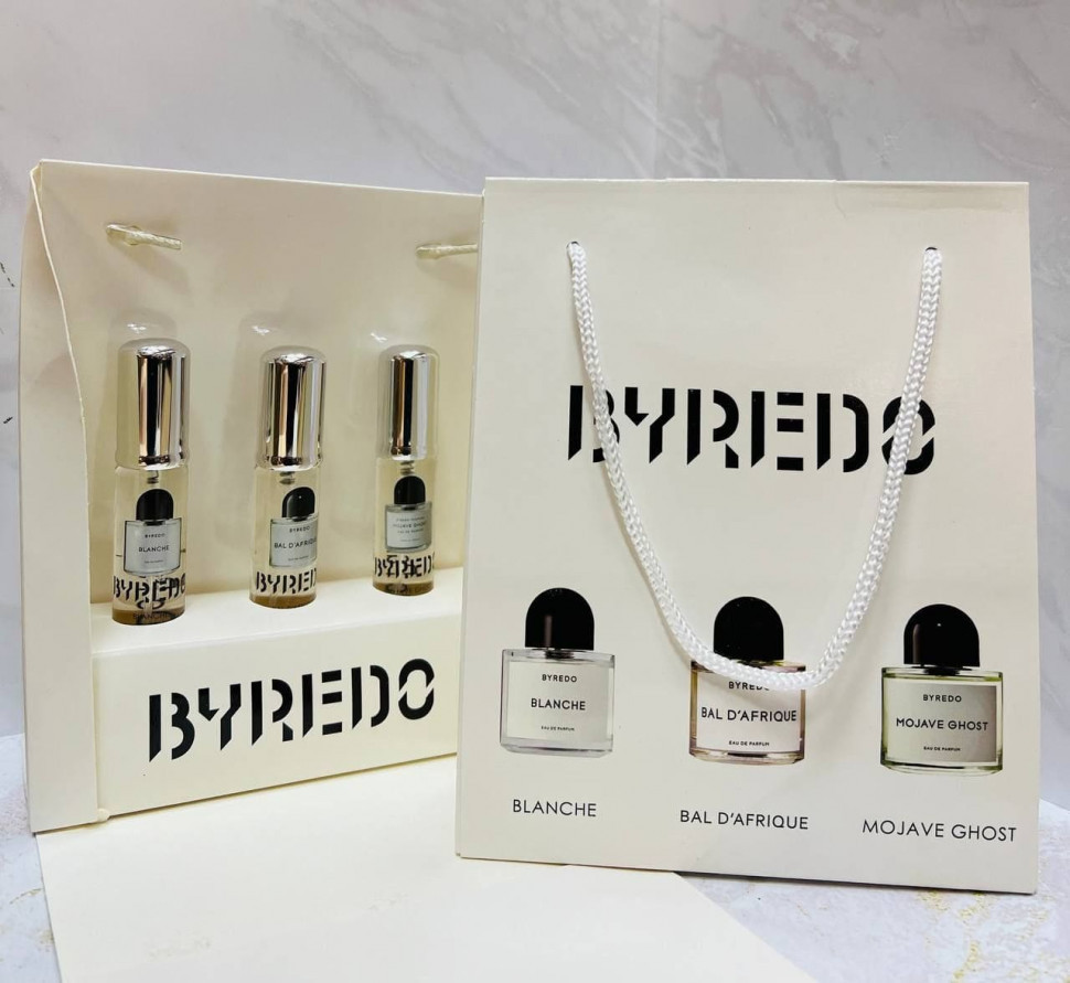 Подарочный парфюмерный набор Byredo 3x20 ml ОАЭ Подарочный парфюмерный набор Byredo 3x20 ml ОАЭ