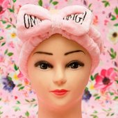 Повязка для волос - розовая