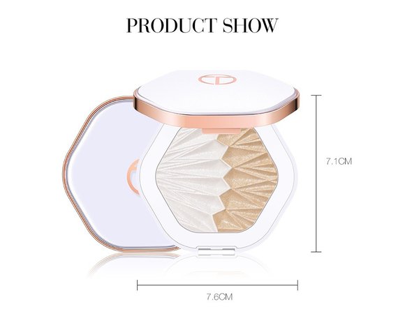 Хайлайтер O.TWO.O Highlight Powdery Cake 10g (арт. 1001)