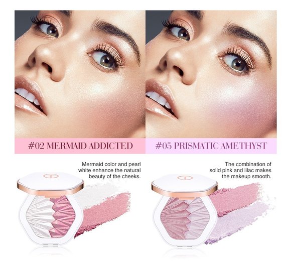 Хайлайтер O.TWO.O Highlight Powdery Cake 10g (арт. 1001)