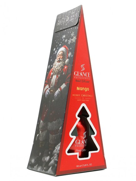 Glance ароматический Диффузор Mango (в подарочной упаковке Merry Christmas & Happy New Year ) 110 мл