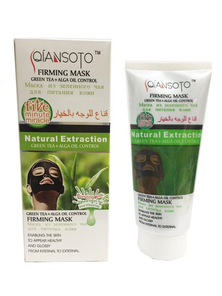 Маска для лица  "Qiansoto" из зеленого чая для питания кожи 150ml
