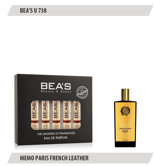 Парфюмерный набор Beas Memo Paris French Leather Unisex 5*5 ml U 738