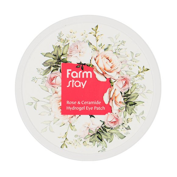 Гидрогелевые патчи с экстрактом дамасской розы и керамидами FarmStay Rose & Ceramide Hydrogel Eye Patch Гидрогелевые патчи с экстрактом дамасской розы и керамидами FarmStay Rose & Ceramide Hydrogel Eye Patch