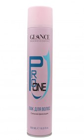 Лак для волос Glance Professional Pro One Сильная фиксация 500 ml Лак для волос Glance Professional Pro One Сильная фиксация 500 ml