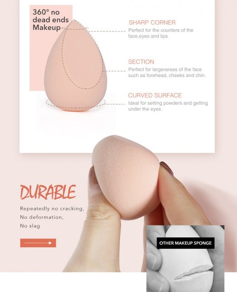 Спонж Puff O.TWO.O голубой (2шт)  арт. 9930