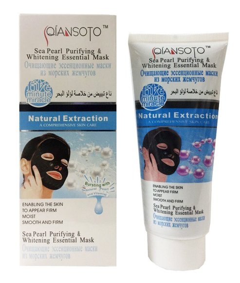 Очищающая маска "Qiansoto" из морских жемчугов 150 ml