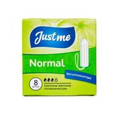 Тампоны гигиенические Just me Normal 8 шт. Тампоны гигиенические Just me Normal 8 шт.