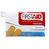 First Aid Пластырь влагостойкий, 6шт. (19х72 мм) First Aid Пластырь влагостойкий, 6шт. (19х72 мм)