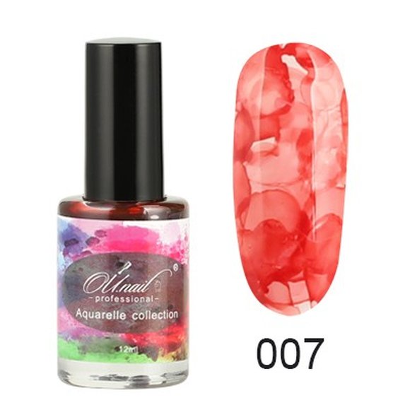 Акварельный гель OU Nail Aquarelle collection арт. 007