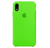 Силиконовый чехол для iPhone XR (ярко-зеленый)