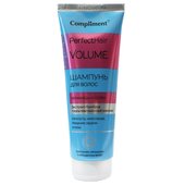 Compliment PERFECT HAIR VOLUME Шампунь для волос КЕРАМИДЫ И СЕЛЕН экстракт бамбука+ мультивитаминный комплекс, 250 ml Compliment PERFECT HAIR VOLUME Шампунь для волос КЕРАМИДЫ И СЕЛЕН экстракт бамбука+ мультивитаминный комплекс, 250 ml