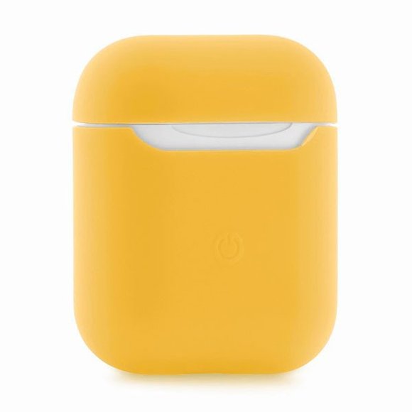 Силиконовый чехол для Apple AirPods 2 Silicone Case (желтый)