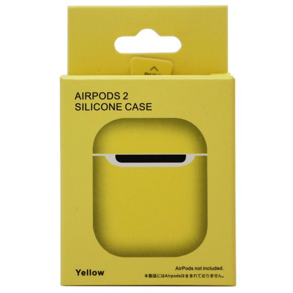 Силиконовый чехол для Apple AirPods 2 Silicone Case (желтый)
