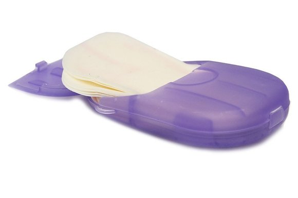 Бумажное мыло для путешествия Бумажное мыло для путешествия