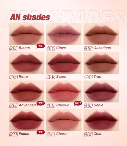 Матовая губная жидкая губная помада O.TWO.O 2 мл - арт 9144 #10 - Насыщенный бордовый