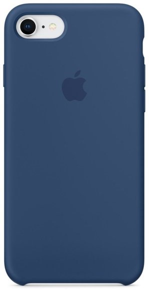 Силиконовый чехол для iPhone 7/8 -Тёмный кобальт (Blue Cobalt)