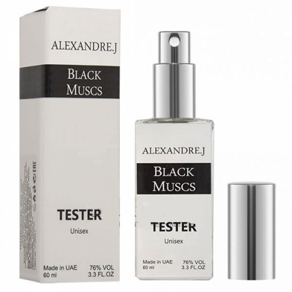 Тестер Alexandre.J Black Muscs Unisex 60 ml  ОАЭ (NEW)