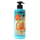Compliment несмываемый крем-уход для всех типов волос 12 в 1, 400 ml Compliment несмываемый крем-уход для всех типов волос 12 в 1, 400 ml