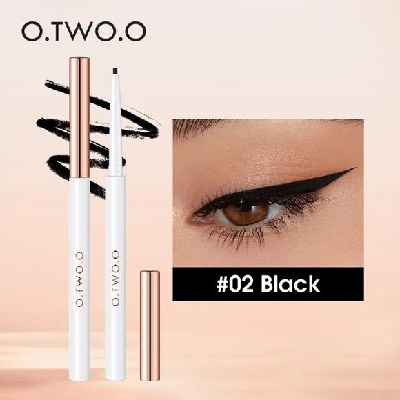 O.TWO.O Гелевая подводка для глаз Gel Eyeliner Waterproof Soft Eye Liner Pencil Quick Dry Makeup SC028 №02 Black