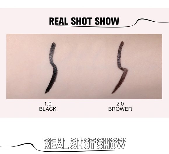 Подводка для глаз O.TWO.O Ink Color waterproof eyeliner pen (арт 1008) №1.0 Black 0.8 g.