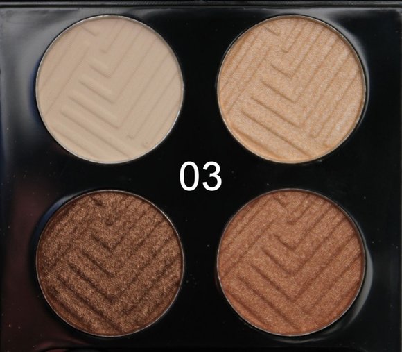 Тени O.TWO.O 4 Colours Eyeshadow 6053
