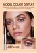 O.TWO.O Гелевая подводка для глаз Gel Eyeliner Waterproof Soft Eye Liner Pencil Quick Dry Makeup SC028 №01 White