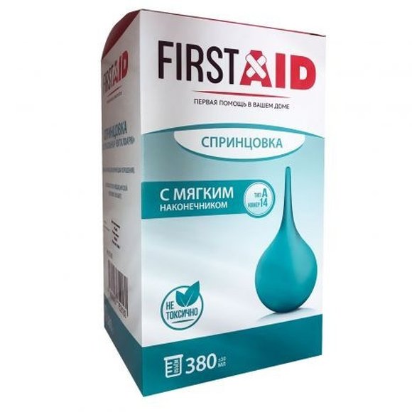 First Aid спринцовка пластизольная А14 440 ml First Aid спринцовка пластизольная А14 440 ml