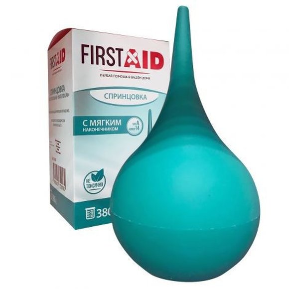 First Aid спринцовка пластизольная А14 440 ml First Aid спринцовка пластизольная А14 440 ml