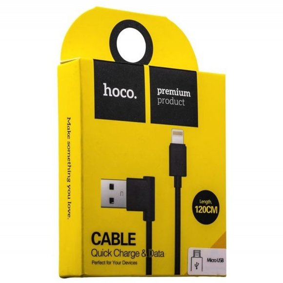 КАБЕЛЬ HOCO CABLE QUICK CHARGE & DATA ДЛЯ APPLE UPL11 120 СМ