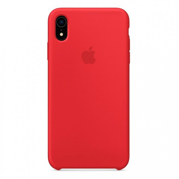 Силиконовый чехол для iPhone XR - (Красный)