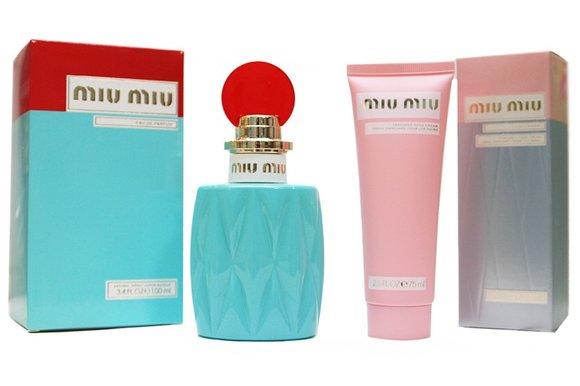 Подарочный набор Miu Miu eau de parfum - Духи 100 ml + Крем для рук 75 ml