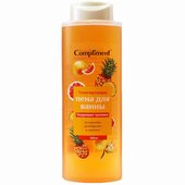 Compliment пена для ванны Бодрящие тропики Тонизирующая, 500 ml Compliment пена для ванны Бодрящие тропики Тонизирующая, 500 ml