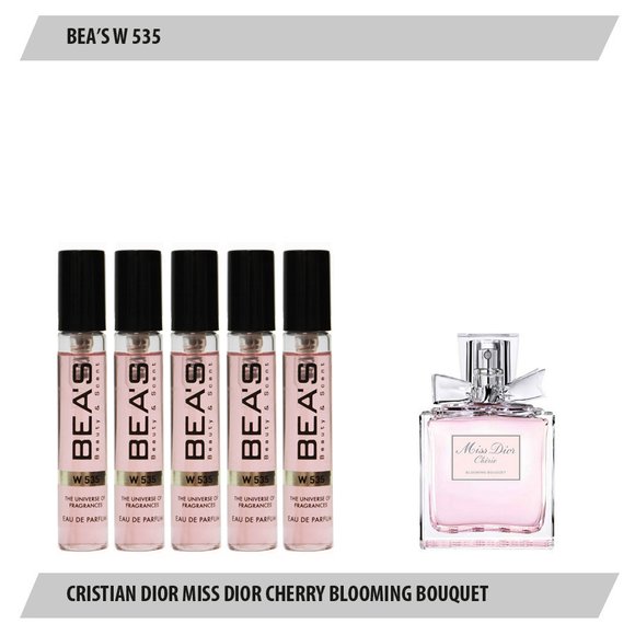 Парфюмерный набор Beas Cristian Dior Miss Dior Cherry Blooming Bouquet Women 5*5 ml W 535 Парфюмерный набор Beas Cristian Dior Miss Dior Cherry Blooming Bouquet Women 5*5 ml W 535