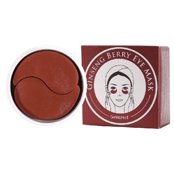 Shangpree Ginseng Berry Eye Mask патчи для глаз с экстрактом женьшеня  60шт - уценка (порвана коробка)