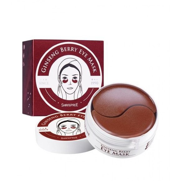 Shangpree Ginseng Berry Eye Mask патчи для глаз с экстрактом женьшеня  60шт - уценка (порвана коробка)