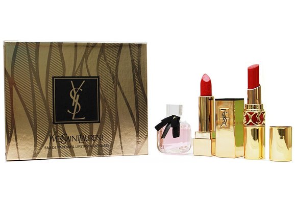 Подарочный набор Yves Saint Laurent EAU DE PARFUM Mon paris& LIPSTICK & LIP GLAZE