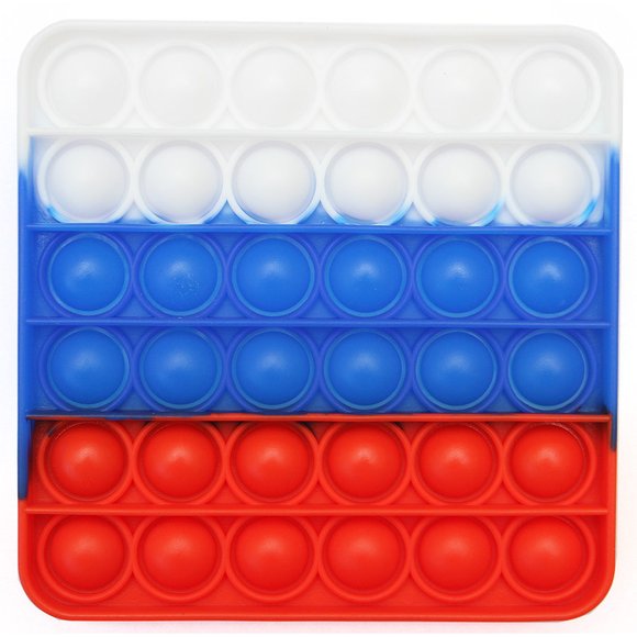 POP IT антистресс, бесконечная пупырка флаг России POP IT антистресс, бесконечная пупырка флаг России