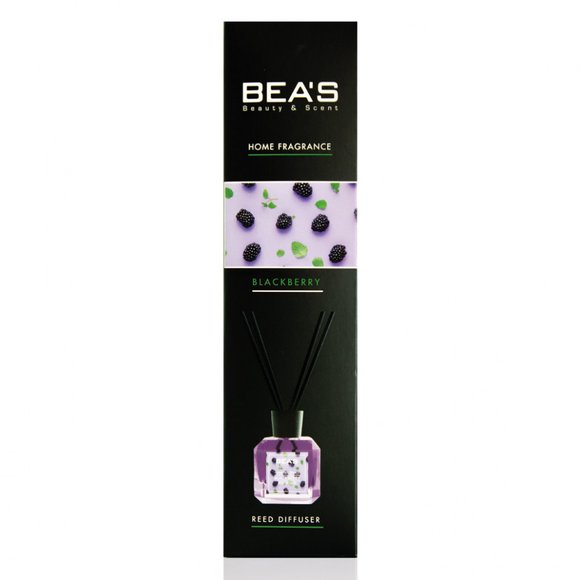 Ароматический диффузор с палочками Beas Blackberry - Ежевика 120 ml