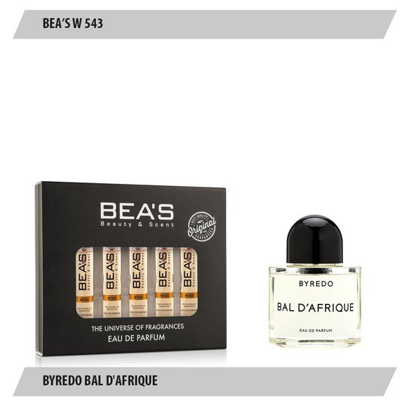 Парфюмерный набор Beas Byredo Bal D'afrique Women 5*5 ml W 543