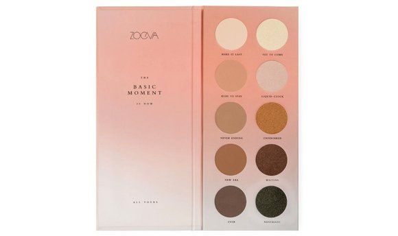 Тени Zoeva "Basic Moment" 10цв.