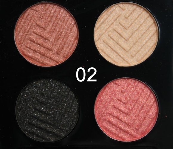 Тени для век O.TWO.O 4 Colours Eyeshadow (6053) 5g