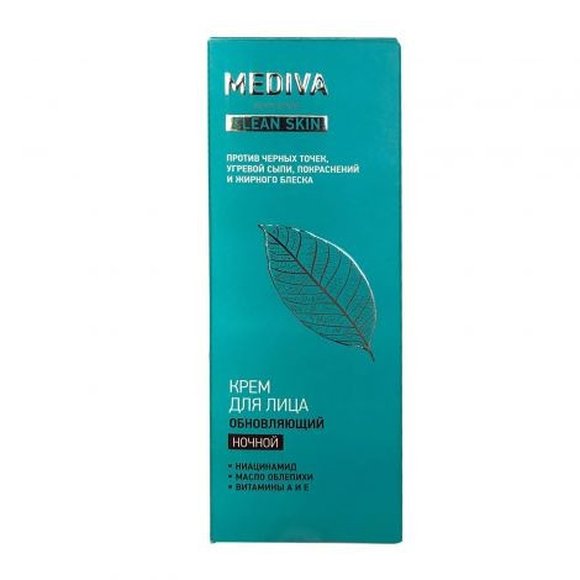 Mediva крем для лица ночной обновляющий 50 ml